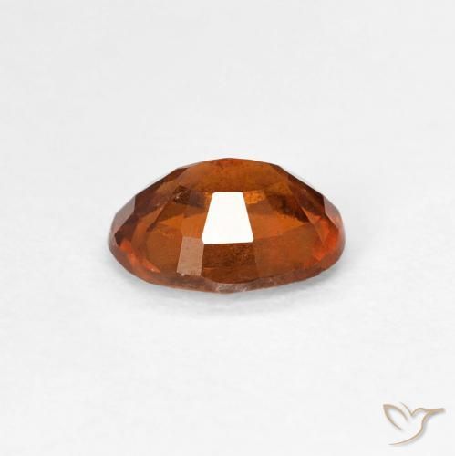 Grenat Hessonite Orange foncé naturelle ovale, 1.06 ct, VS