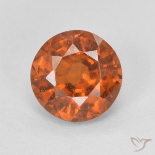 Grenat Hessonite Orange foncé naturelle Tour, 0.86 ct, VVS-VS