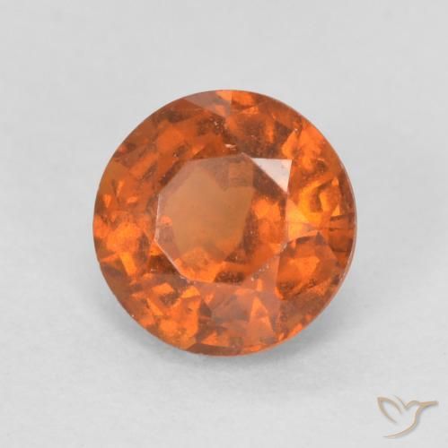 Grenat Hessonite Orange foncé naturelle Tour, 0.86 ct, VVS-VS
