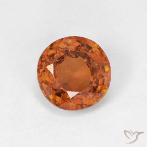 0.96ct Naturel Medium Dark-Orange Grenat Hessonite, Tour, VS