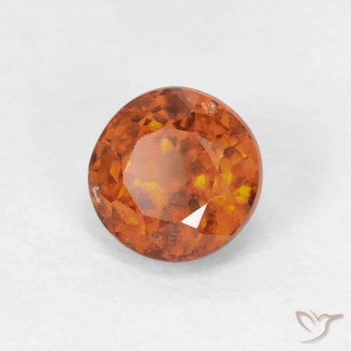 Grenat Hessonite Orange foncé naturelle Tour, 1.10 ct, VS