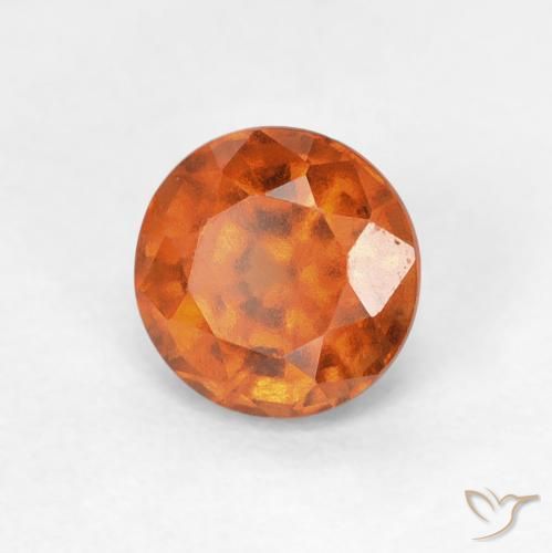 Grenat Hessonite Orange foncé naturelle Tour, 1.01 ct, VS