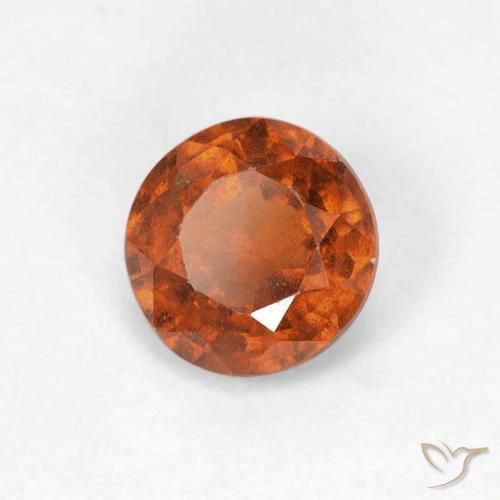 Grenat Hessonite Medium Dark-Orange naturelle Tour, 0.95 ct, VS