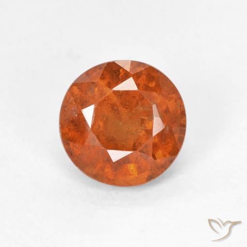 0.92ct Naturel Orange moyen Grenat Hessonite, Tour, VS