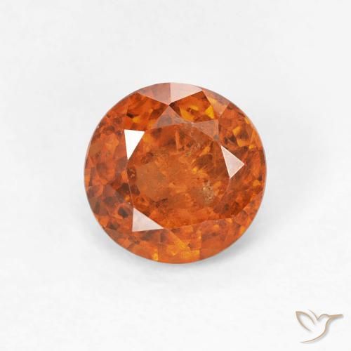 1.07ct Naturel Orange foncé Grenat Hessonite, Tour, VS