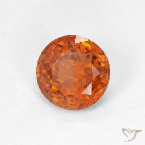 Grenat Hessonite Orange foncé naturelle Tour, 1.07 ct, VS