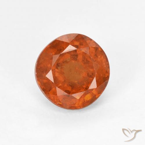 Grenat Hessonite Orange foncé naturelle Tour, 1.04 ct, VS