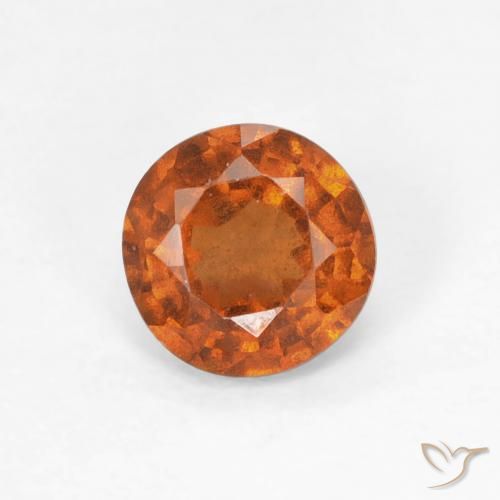Grenat Hessonite Orange foncé naturelle Tour, 0.81 ct, VS