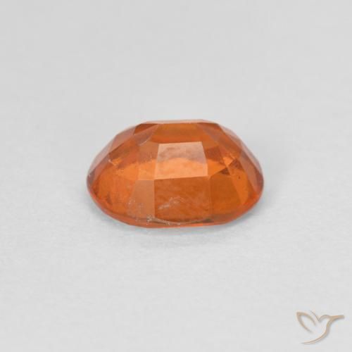 Grenat Hessonite Orange moyen naturelle ovale, 1.14 ct, VS