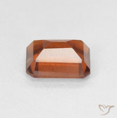 Grenat Hessonite Orange moyen naturelle Octogone / coupe Émeraude, 1.77 ct, VS-SI