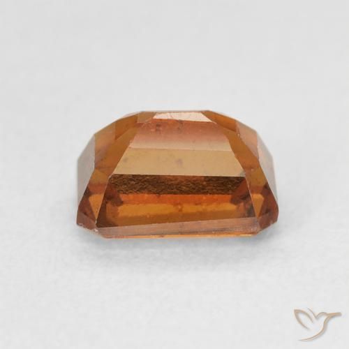 Grenat Hessonite Orange moyen naturelle Octogone / coupe Émeraude, 1.50 ct, VVS-VS
