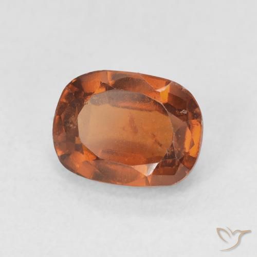 Grenat Hessonite Orange foncé naturelle Coussin, 2.01 ct, VS-SI