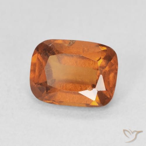 Grenat Hessonite Orange foncé naturelle Coussin, 2.04 ct, VS-SI