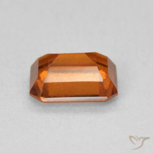 Grenat Hessonite Orange moyen naturelle Octogone / coupe Émeraude, 1.07 ct, VS