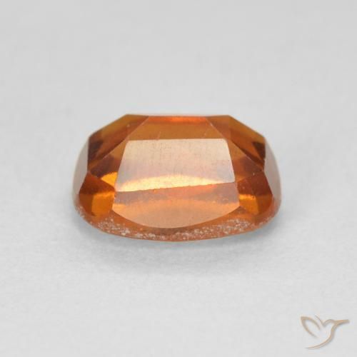 Grenat Hessonite Orange rougeâtre naturelle Coussin, 2.17 ct, VS