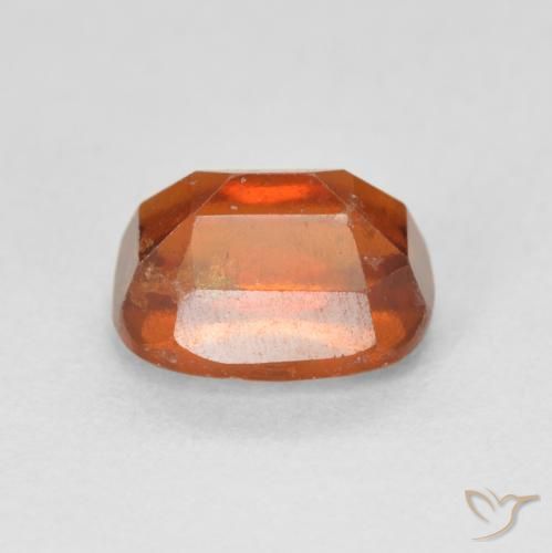 Grenat Hessonite Orange rougeâtre naturelle Coussin, 2.43 ct, VS