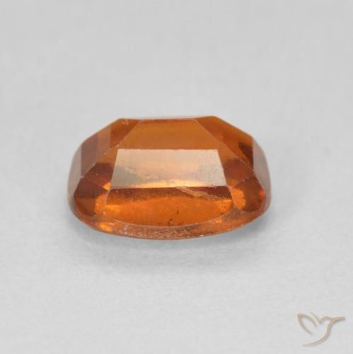 Grenat Hessonite Orange feu naturelle Coussin, 2.03 ct, VS