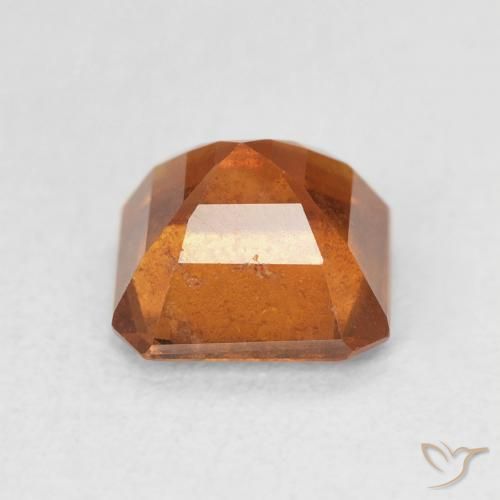 Grenat Hessonite Orange foncé naturelle Octogone / coupe Émeraude, 2.03 ct, VS