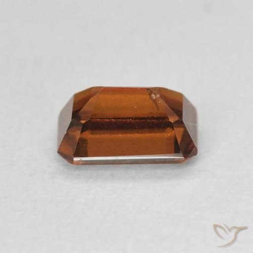 Grenat Hessonite Orange moyen naturelle Octogone / coupe Émeraude, 1.26 ct, VS