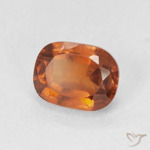 Grenat Hessonite Ambre orange naturelle Coussin, 2.18 ct, VVS-VS