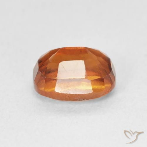 Grenat Hessonite Ambre orange naturelle Coussin, 2.18 ct, VVS-VS