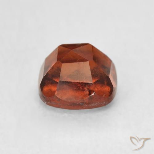 Grenat Hessonite Orange rougeâtre naturelle Coussin, 0.94 ct, VS