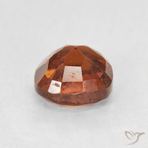 Grenat Hessonite Orange rougeâtre naturelle Coussin, 0.96 ct, VS