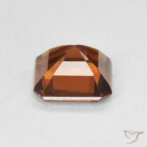 Grenat Hessonite Orange foncé naturelle Octogone / coupe Émeraude, 1.77 ct, VVS