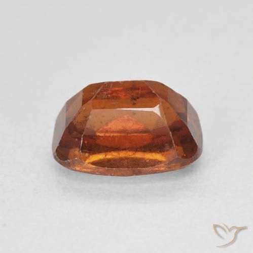 Grenat Hessonite Orange feu naturelle Coussin, 2.18 ct, VS-SI