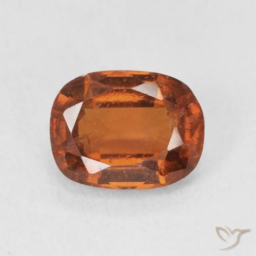 1.85ct Naturel Orange foncé Grenat Hessonite, Coussin, VS-SI