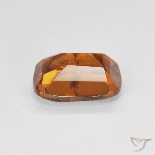 Grenat Hessonite Orange foncé naturelle Coussin, 2.28 ct, VS-SI
