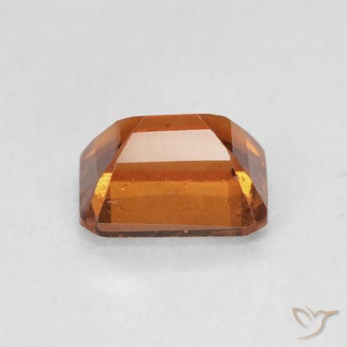 Grenat Hessonite Orange foncé naturelle Octogone / coupe Émeraude, 1.61 ct, VS-SI
