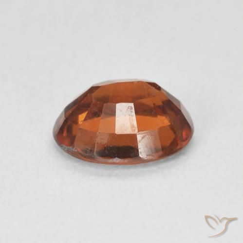 Grenat Hessonite Orange foncé naturelle ovale, 2.00 ct, VS