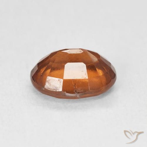 Grenat Hessonite Orange foncé naturelle ovale, 1.90 ct, VS
