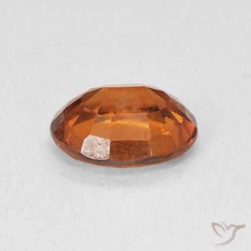 Grenat Hessonite Medium Dark-Orange naturelle ovale, 1.83 ct, VS