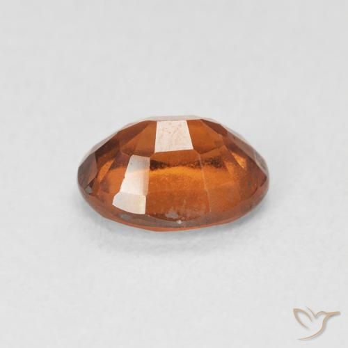 Grenat Hessonite Medium Dark-Orange naturelle ovale, 1.59 ct, VS