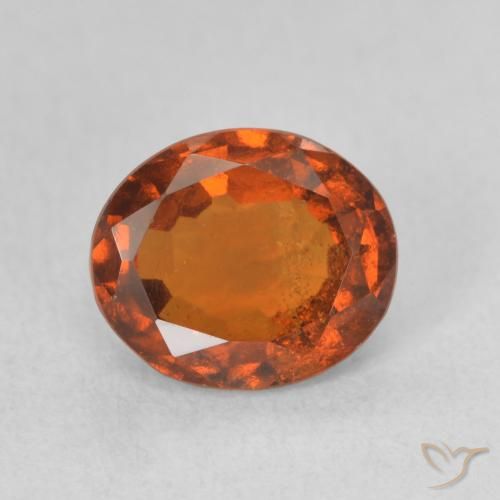 1.82ct Naturel Orange moyen Grenat Hessonite, ovale, VS-SI