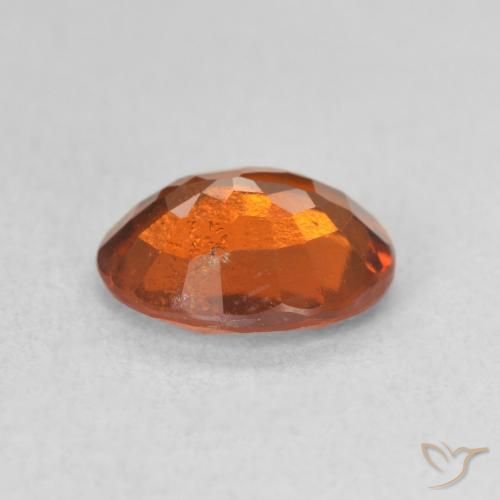 Grenat Hessonite Orange moyen naturelle ovale, 1.82 ct, VS-SI