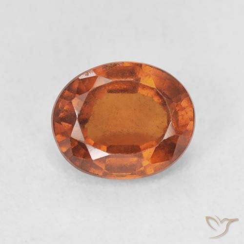 1.94ct Naturel Orange rougeâtre Grenat Hessonite, ovale, VS