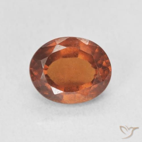 1.87ct Naturel Orange rougeâtre Grenat Hessonite, ovale, VS