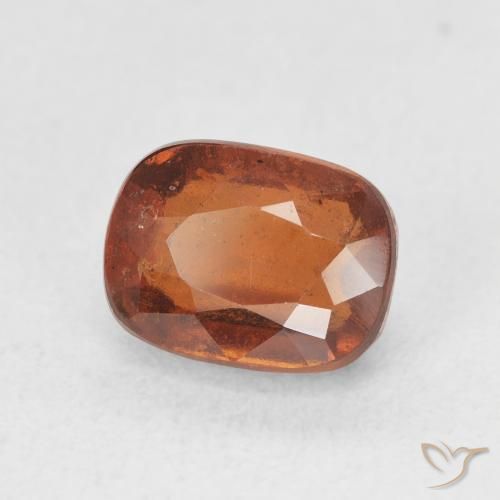Grenat Hessonite Ambre orange naturelle Coussin, 2.51 ct, VS