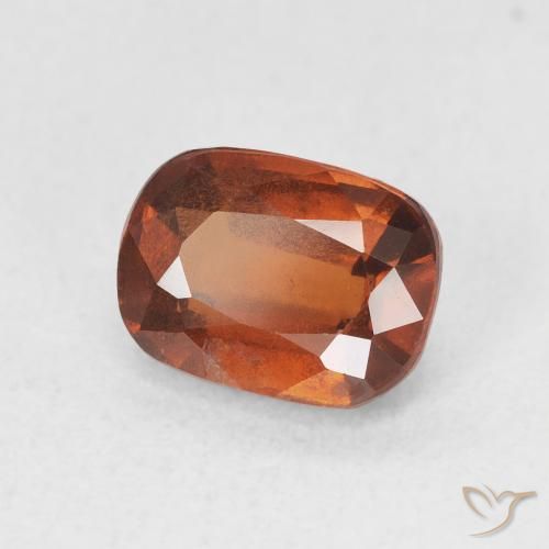 Grenat Hessonite Orange feu naturelle Coussin, 1.99 ct, VS