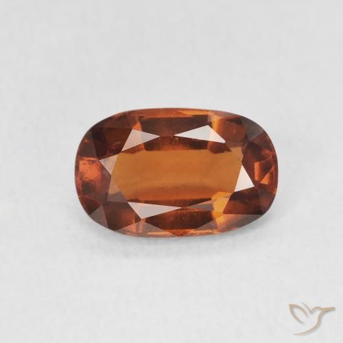 2.11ct Naturel Ambre orange Grenat Hessonite, Coussin, VVS-VS