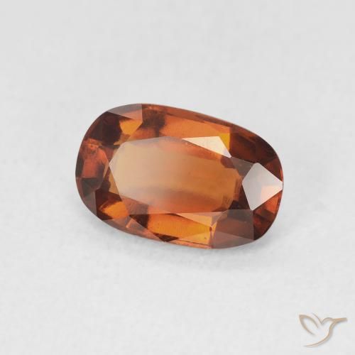 Grenat Hessonite Ambre orange naturelle Coussin, 2.11 ct, VVS-VS