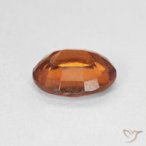 Grenat Hessonite Orange foncé naturelle ovale, 1.71 ct, VS-SI