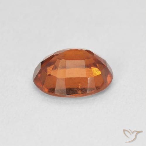 Grenat Hessonite Orange foncé naturelle ovale, 1.94 ct, VS-SI