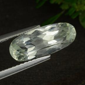 Hiddenite Vert clair naturelle Coupe ovale, 3.46 ct, VS