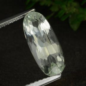 Hiddenite Vert clair naturelle Coupe ovale, 3.46 ct, VS