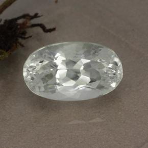 Hiddenite vert naturelle coupe ovale, 5,18 ct, VVS-VS