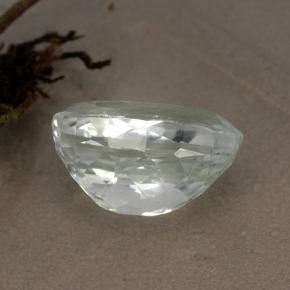 Hiddenite vert naturelle coupe ovale, 5,18 ct, VVS-VS